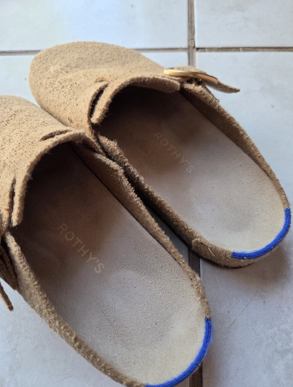 Rothy's The Buckle Clog Wren Boucle Size 9 - Picture 7 of 14